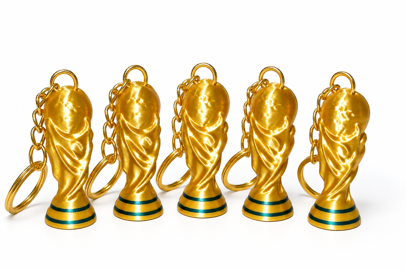 World Cup Trophy Keychain - Pack of 5